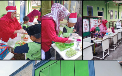 Lomba Membuat Bekal Makan Sehat: Membangun Kebersamaan Antara Orang Tua, Anak, dan Guru di MI Unggulan Miftakhul Hikmah